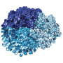 Пайетки для творчества "Классика", оттенки голубого, 8 мм, 30 грамм, 3 цвета, ОСТРОВ СОКРОВИЩ, 661265 - Пайетки для творчества