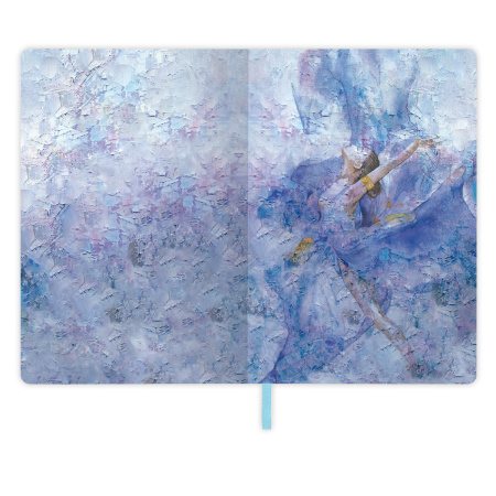 Блокнот А5 (143x210 мм), BRAUBERG VISTA "Ballet", под кожу, гибкий, 80 л., 112066 - Бизнес-блокноты и бизнес-тетради