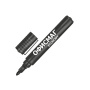 Маркер перманентный ОФИСМАГ ECONOMY, ЧЕРНЫЙ, круглый наконечник 3 мм, 152484 - Маркеры перманентные