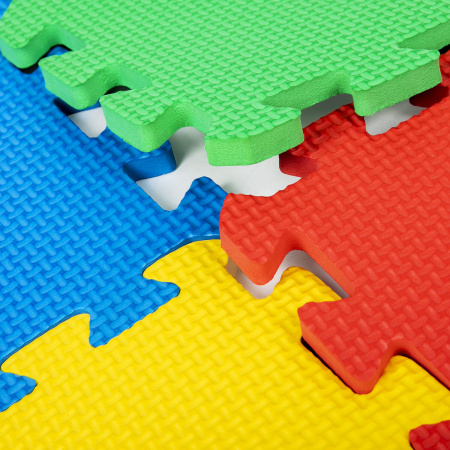 Коврик-пазл напольный 2,4х1,2 м, мягкий, "Алфавит", 32 элемента 30х30 см, толщина 1 см, ЮНЛАНДИЯ, 664657 - Игрушки развивающие