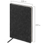 Ежедневник недатированный БОЛЬШОЙ ФОРМАТ 210х297 мм А4, BRAUBERG "Status", 160л, черный, 113360 - Ежедневники с покрытием "под кожу и ткань"