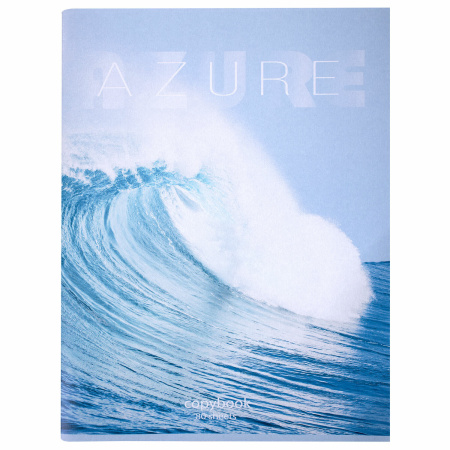 Тетрадь А4, 80 л., STAFF "Basic", скоба, клетка, офсет №2 ЭКОНОМ, обложка картон, "Ocean", 404044 - Тетради формата А4