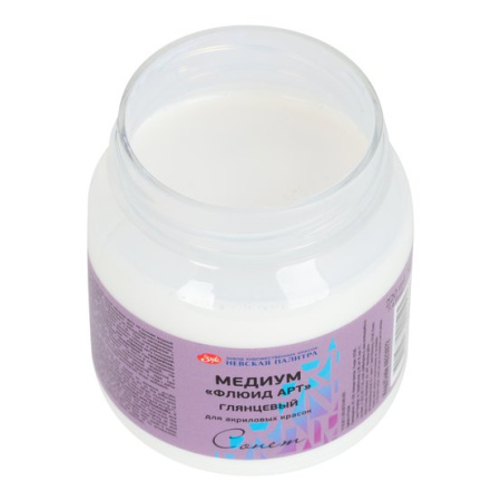 Медиум акриловый глянцевый Флюид-арт 220 мл Сонет - Лаки, разбавители, грунты и прочие