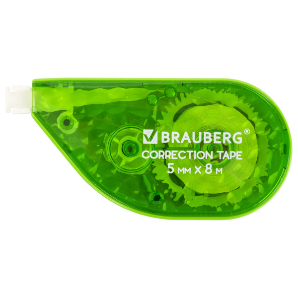 Корректирующая лента BRAUBERG FRESH ZONE, 5 мм х 8 м, корпус ассорти, блистер, дисплей, 229063 - Корректирующие ленты