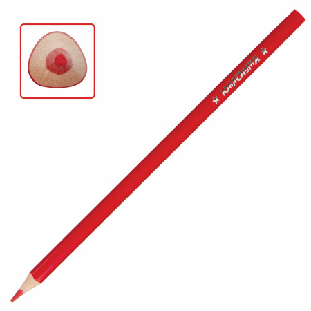 Карандаши цветные ЮНЛАНДИЯ "ВОЗДУШНЫЙ ШАР", 6 цветов + 1 чернографитный, пластиковые, трехгранные, 181687 - Карандаши цветные