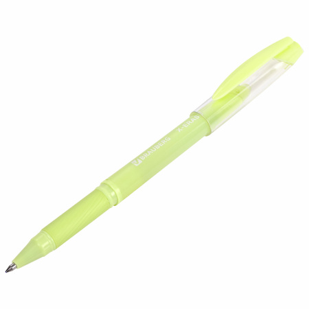 Ручка стираемая гелевая с грипом BRAUBERG X-ERASE PASTEL, СИНЯЯ, узел 0,7 мм, линия 0,35 мм, 143953 - Ручки со стираемыми чернилами