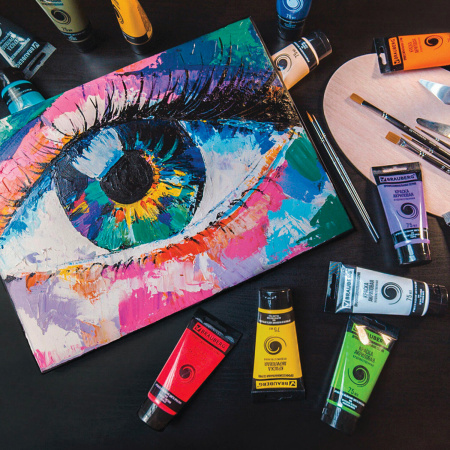 Краска акриловая художественная BRAUBERG ART CLASSIC, флакон 250мл, БЕЛИЛА ТИТАНОВЫЕ, 191072 - Акриловые краски художественные поштучно