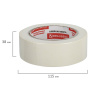 Клейкая лента малярная креппированная 38 мм х 50 м (реальная длина!), профессиональная, BRAUBERG - Клейкие ленты канцелярские