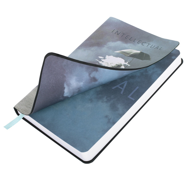 Ежедневник недатированный B6 (127х186 мм), BRAUBERG VISTA, под кожу, гибкий, 136 л., "Spirit", 112117 - Ежедневники с покрытием "под кожу и ткань"