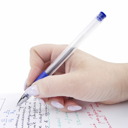 Ручки шариковые и гелевые STAFF "Basic ST-01", НАБОР 6 ШТУК, АССОРТИ, узел 0,7 мм, линия письма 0,35 мм, 144080 - Ручки шариковые неавтоматические