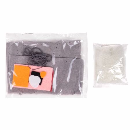 Набор для шитья игрушки из фетра "Зайчик", ЮНЛАНДИЯ, 664489 - Наборы для рукоделия