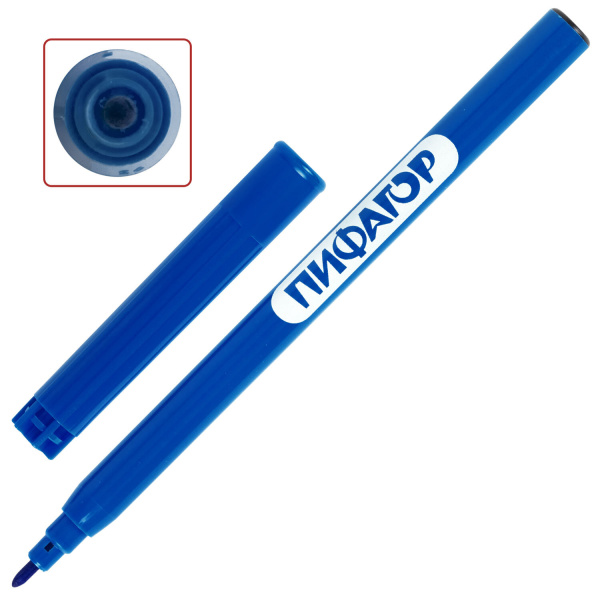 Фломастеры ПИФАГОР "ЭНИКИ-БЕНИКИ", 6 цветов, вентилируемый колпачок, 151400 - Фломастеры классические