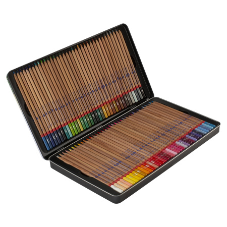 Набор профессиональных цветных карандашей "Мастер-Класс", 72 цвета, в жестяном пенале - Карандаши цветные и акварельные профессиональные