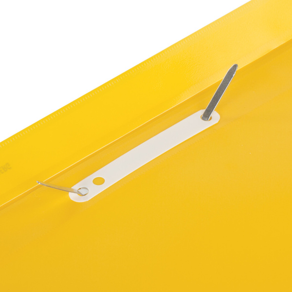 Скоросшиватель пластиковый ЮНЛАНДИЯ, А4, 130/180 мкм, желтый 228677 - Папки-скоросшиватели мягкие
