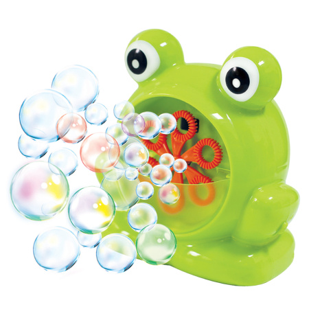 Машинка автоматическая для мыльных пузырей "ЛЯГУШОНОК", 50 мл, ЮНЛАНДИЯ, 664481 - Мыльные пузыри