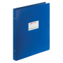 Папка на 4 кольцах БОЛЬШОГО ФОРМАТА А3, ВЕРТИКАЛЬНАЯ, 30 мм, синяя, 0,8 мм, BRAUBERG "Стандарт", 225765 - Папки на кольцах