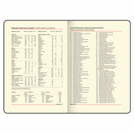 Ежедневник недатированный А5 138х213 мм BRAUBERG "Metropolis Ultra", под кожу, 160 л., красный, 113287 - Ежедневники с покрытием "под кожу и ткань"