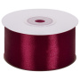 Лента атласная ширина 38 мм, длина 23 м, бордовая, BRAUBERG, 591515 - Ленты для декора, рукоделия и упаковки подарков