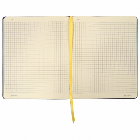 Тетрадь А5 (168х208 мм). 80 л., сшивка, клетка, под кожу, BRAUBERG VISTA, "City", 403924 - Тетради более 60 листов