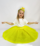 Юбка нарядная из фатина желтый неон - Юбки