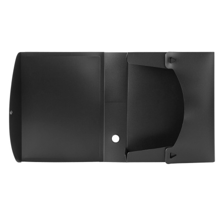 Короб архивный (330х245 мм), 70 мм, пластик, разборный, до 600 листов, черный, 0,9 мм, BRAUBERG "Energy", 231538 - Короба и архивные системы пластиковые