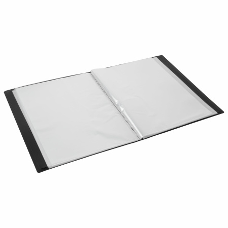 Папка 80 вкладышей BRAUBERG "Office", зеленая, 0,8 мм, 271333 - Папки с вкладышами (файлами)