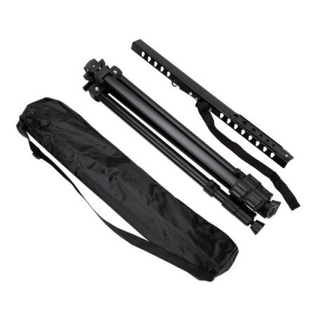 Мольберт металлический (алюминиевый), тренога с нижней штангой, в комплекте с сумкой (чехлом) - Мольберты