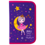 Пенал ПИФАГОР, 1 отделение, ламинированный картон, 19х11 см, "MOON PRINCESS", 229149 - Пеналы каркасные