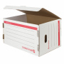 Короб архивный (306х525х338 мм), гофрокартон, белый, BRAUBERG, 126522 - Короба архивные
