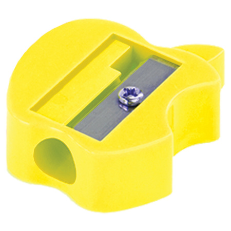 Точилка ПИФАГОР "Яблоко", пластиковая, корпус ассорти, 228433 - Точилки ручные