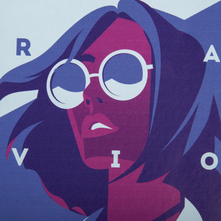 Тетрадь на кольцах А5 (180х220 мм), 80 листов, под кожу, клетка, BRAUBERG VISTA, Ultraviolet, 112120 - Тетради на кольцах и сменные блоки к ним