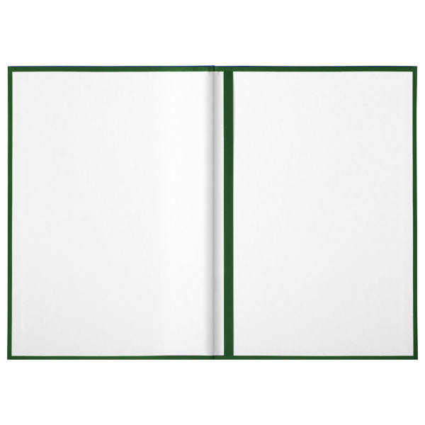 Папка адресная бумвинил с гербом России, формат А4, зеленая, индивидуальная упаковка, STAFF "Basic", 129581 - Папки адресные