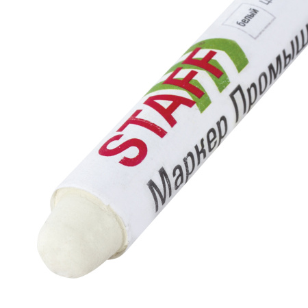 Маркер для шин и резины STAFF ПМ-100/Ш твердый, БЕЛЫЙ, 150818 - Маркеры для шин и резины