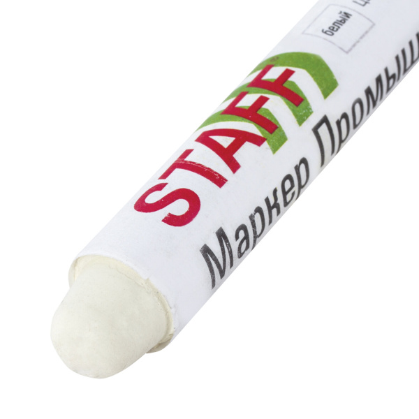 Маркер для шин и резины STAFF ПМ-100/Ш твердый, БЕЛЫЙ, 150818 - Маркеры для шин и резины