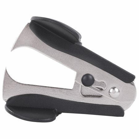 Антистеплер для скоб № 10 и № 24/6, BRAUBERG "Classic", с фиксатором, черный, 222547 - Антистеплеры