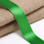 Лента атласная ширина 38 мм, длина 23 м, зеленая, BRAUBERG, 591511 - Ленты для декора, рукоделия и упаковки подарков