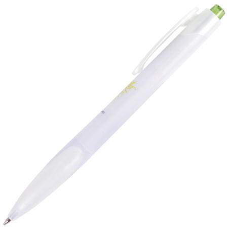 Ручка шариковая автоматическая с грипом BRAUBERG "Herb Time", СИНЯЯ, корпус ассорти, узел 0,7 мм, линия 0,35 мм, синяя, 141286 - Ручки шариковые автоматические