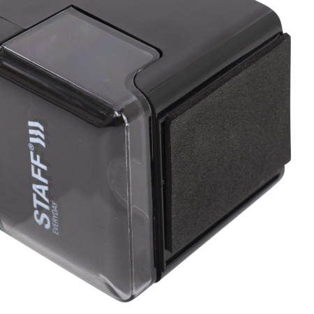 Точилка механическая STAFF "EVERYDAY" MS-796, корпус черный, 229796 - Точилки механические