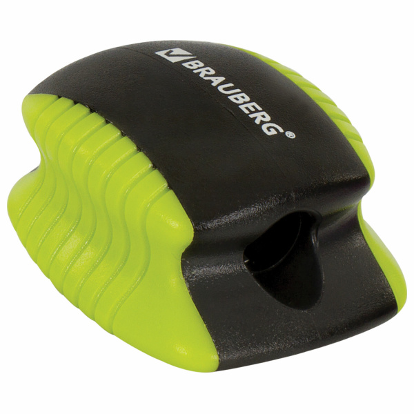 Точилка BRAUBERG "ULTRA COLOR", пластиковая, корпус ассорти, 228466 - Точилки ручные