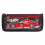 Пенал ЮНЛАНДИЯ для мальчиков, 2 отделения, мягкий, "Машина", черный, 21х6х9 см, 228982 - Пеналы мягкие