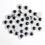 Глазки для творчества, вращающиеся, черно-белые, 7 мм, 30 шт., ОСТРОВ СОКРОВИЩ, 661324 - Глазки для творчества