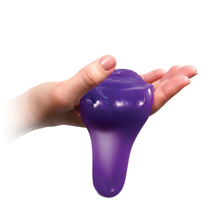 Слайм (лизун) "Slime Ninja", фиолетовый, меняет цвет на голубой, 130 г, ВОЛШЕБНЫЙ МИР, S130-7 - Игрушки релаксирующие