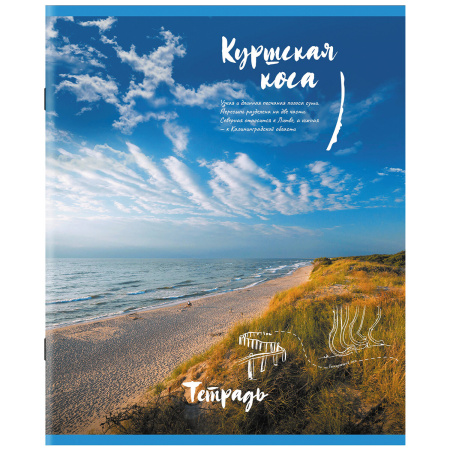 Тетрадь А5, 96 л., STAFF, скоба, клетка, офсет №2 ЭКОНОМ, обложка картон, "Природа" (микс в спайке), 404441 - Тетради более 60 листов