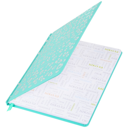 Дневник 1-11 класс 48 л., кожзам SoftTouch (твердая с поролоном), фольга, BRAUBERG, "Leopard", 106576 - Дневники универсальные