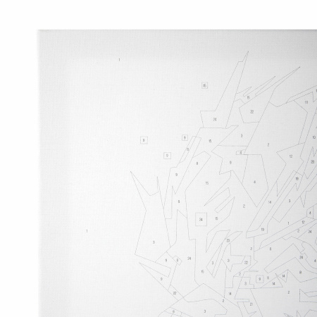 Картина по номерам 40х50 см, ОСТРОВ СОКРОВИЩ "Хищник", на подрамнике, акрил, кисти, 663357 - Картины по номерам