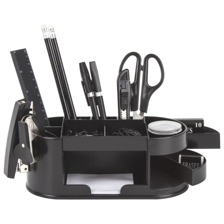 Канцелярский набор STAFF "Омега", 16 предметов, невращающаяся конструкция, 231080 - Наборы офисные пластиковые с наполнением