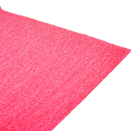 Бумага гофрированная/креповая (ИТАЛИЯ) 180 г/м2, 50х250 см, ярко-розовая (551), BRAUBERG FIORE, 112639 - Цветная бумага