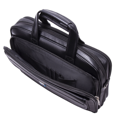 Сумка-портфель BRAUBERG с отделением для ноутбука 15-16", "Dandy", 2 отделения, экокожа, 41х31х15 см, 240511 - Сумки деловые с отделением для ноутбука и планшета