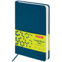 Ежедневник датированный 2023 А5 138x213 мм BRAUBERG "Glance", под кожу, синий, 114096 - Ежедневники с покрытием "под кожу и ткань"