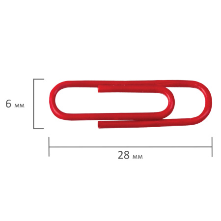 Скрепки STAFF "Manager", 28 мм, цветные, 100 шт., в картонной коробке, 226821 - Скрепки канцелярские